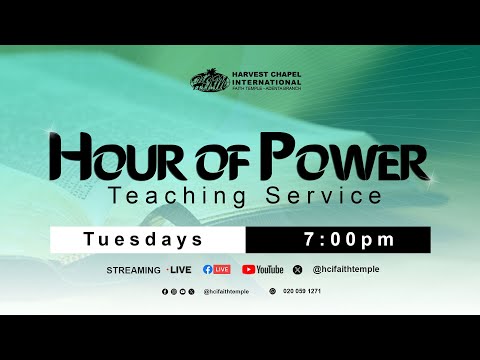 HOUR OF POWER  || TEACHING SERVICE || HCI FAITH TEMPLE || 28.05.2024 [Video]