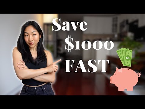 6 Tips to Save $1000 in Your Emergency Fund FAST (In 3 Months) [Video]