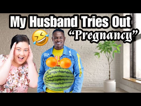 My HUSBAND Tries Out Pregnancy |Comedy|Funny Videos |Laughter |Watermelon| Sylvia And Koree Bichanga