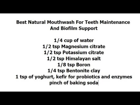 Best Mouth Rinse For Teeth Maintenance And Biofilm Support!! Dentists Will Be Horrified LOL! [Video]
