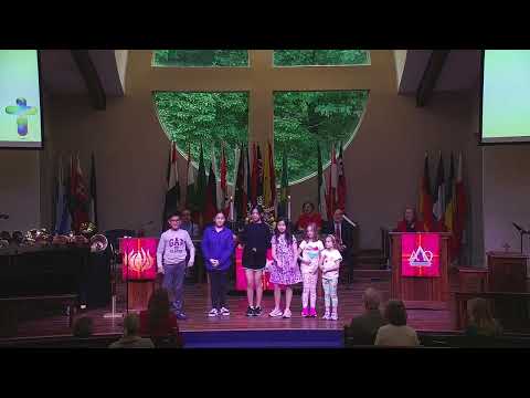 Pender UMC Children Sang “Lord I Lift Your Name on High.” [Video]