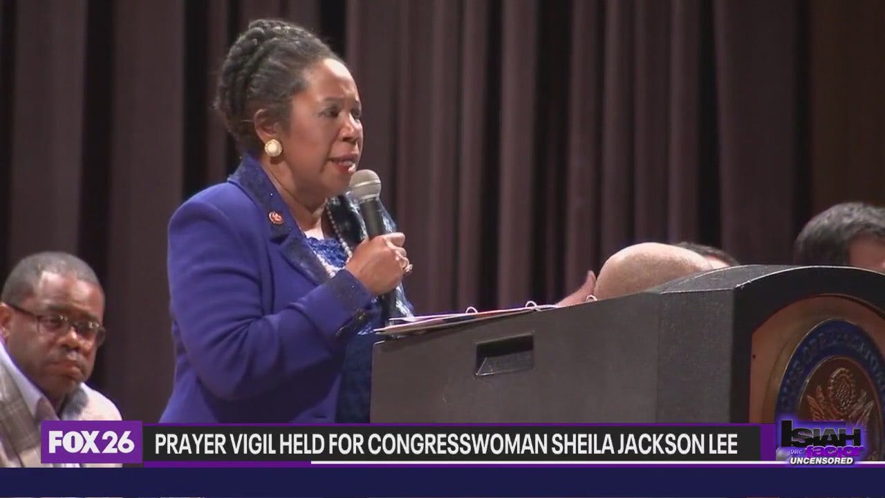Prayer vigil held for Congresswoman Sheila Jackson Lee [Video]