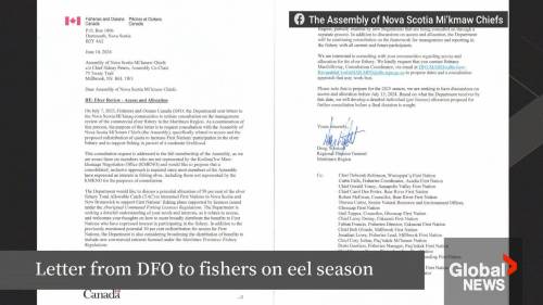 Letter from feds sent to elver fishers [Video]