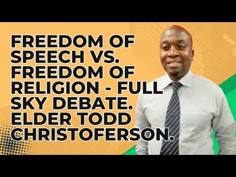 Freedom of Speech vs. Freedom of Religion – Full Sky Debate. Elder Todd Christoferson. [Video]