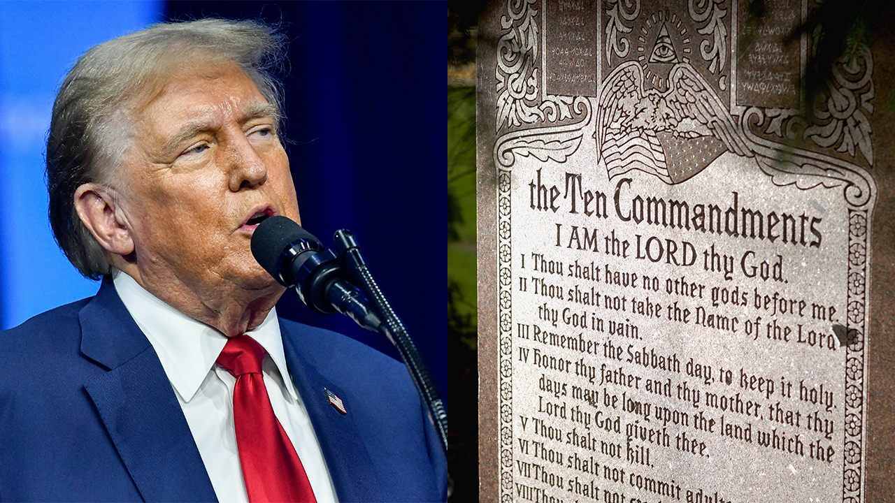Trump champions Ten Commandments in public schools: ‘Religious revival’ [Video]