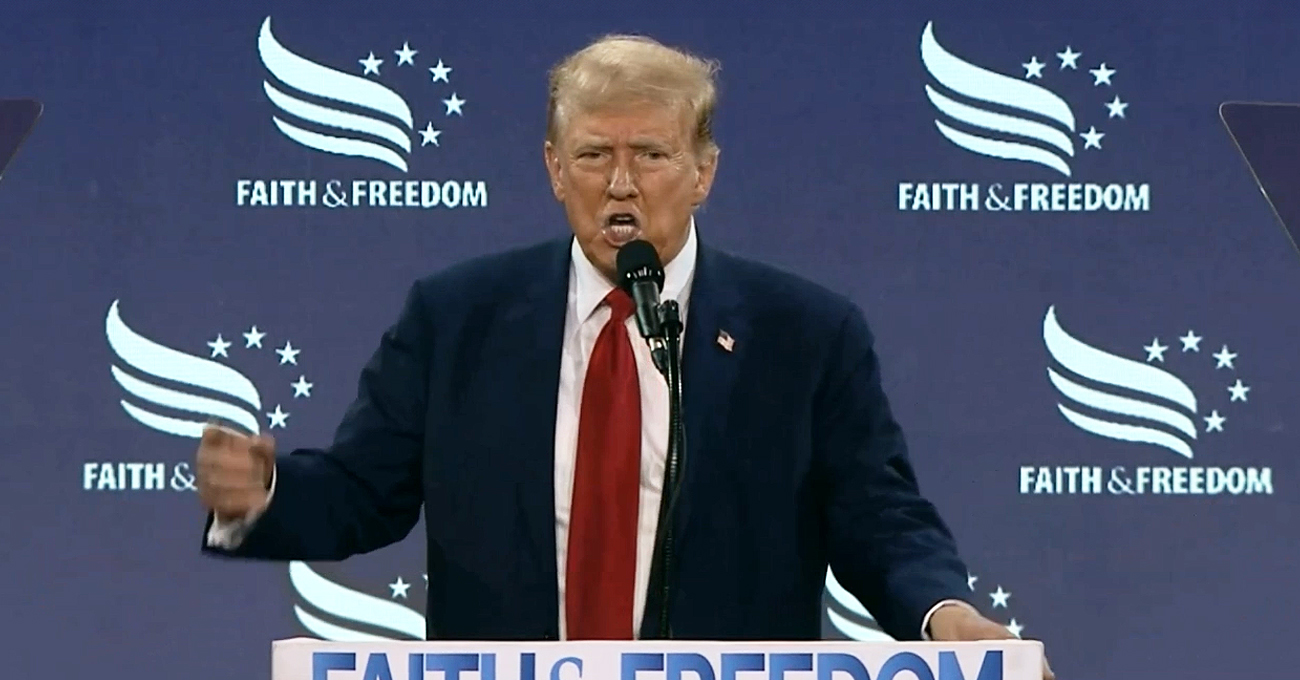 Trump Tells Christians They Will ‘Not Be Safe’ If Biden Wins [Video]
