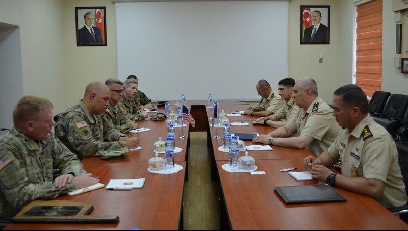 US Oklahoma Army National Guards delegation on visit to Azerbaijan (VIDEO)