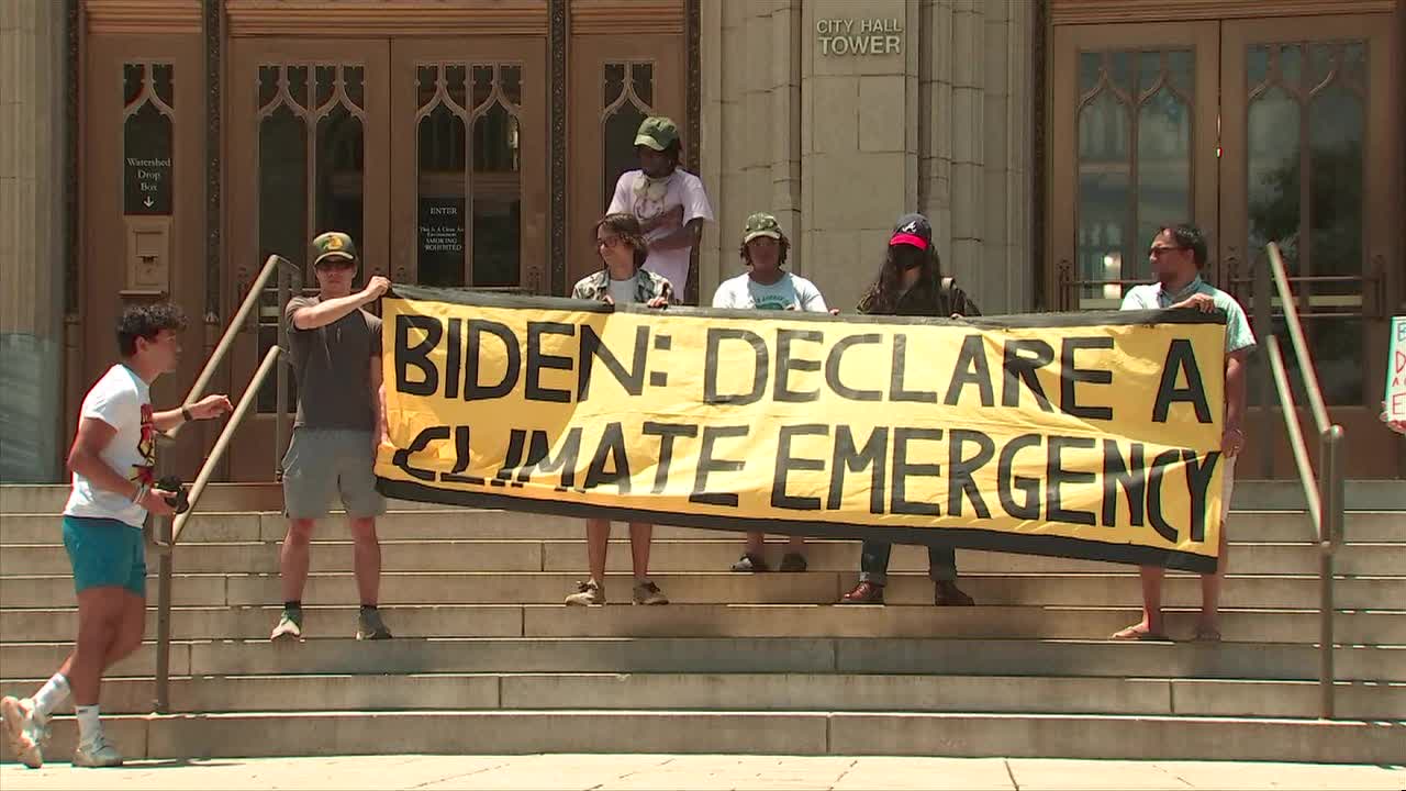 Atlanta demonstrators demand Biden declare climate emergency [Video]