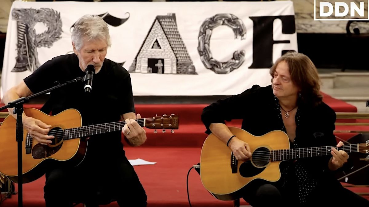 We are engaged here tonight in part of a larger existential battle for the very soul of the human race. Watch Roger Waters play Pink Floyd’s Wish You Were Here at London concert promoting peace, freedom and justice for Palestine [Video]
