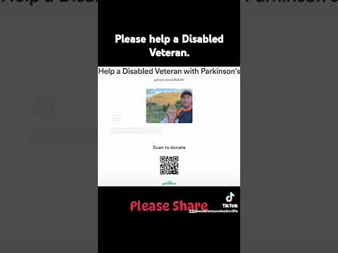 gofundme. https://gofund.me/9d51e58e Help a Disabled Veteran with Parkinson