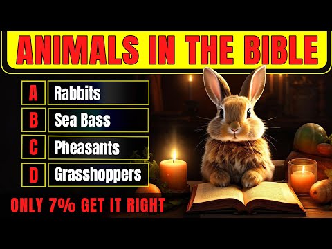 25 BIBLE QUESTIONS ABOUT ANIMALS IN THE BIBLE TO TEST YOUR BIBLE KNOWLEDGE | The Bible Quiz [Video]