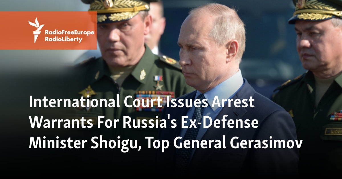 ICC Issues Arrest Warrants For Russia’s Ex-Defense Minister Shoigu, Top General Gerasimov [Video]