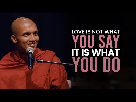 Love is not what You Say it is what You Do | Buddhism In English [Video]