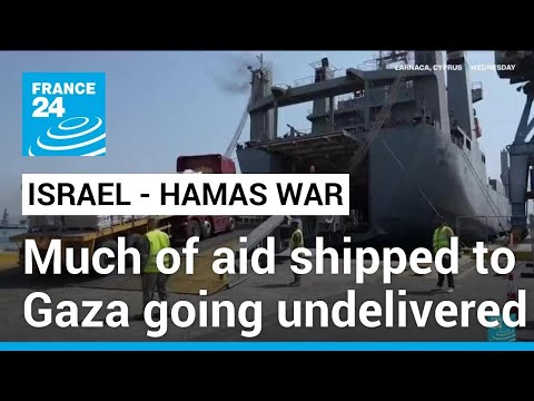 ‘Caught in the crossfire’: Much of aid shipped to Gaza going undelivered • FRANCE 24 English [Video]