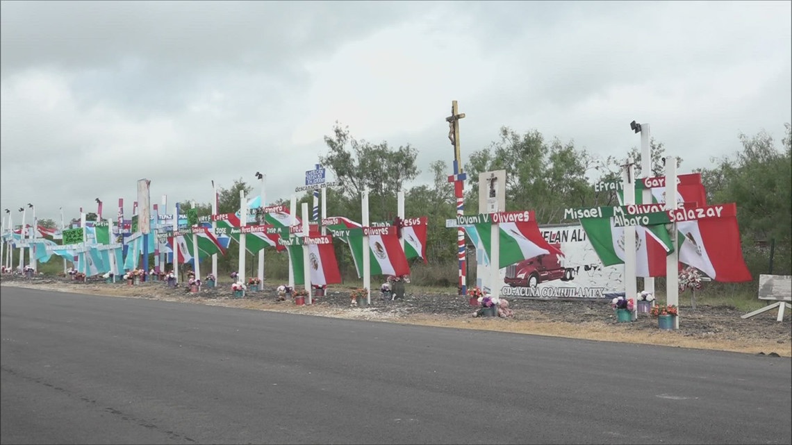 Memorial under construction for 53 victims who lost their lives in smuggling attempt [Video]
