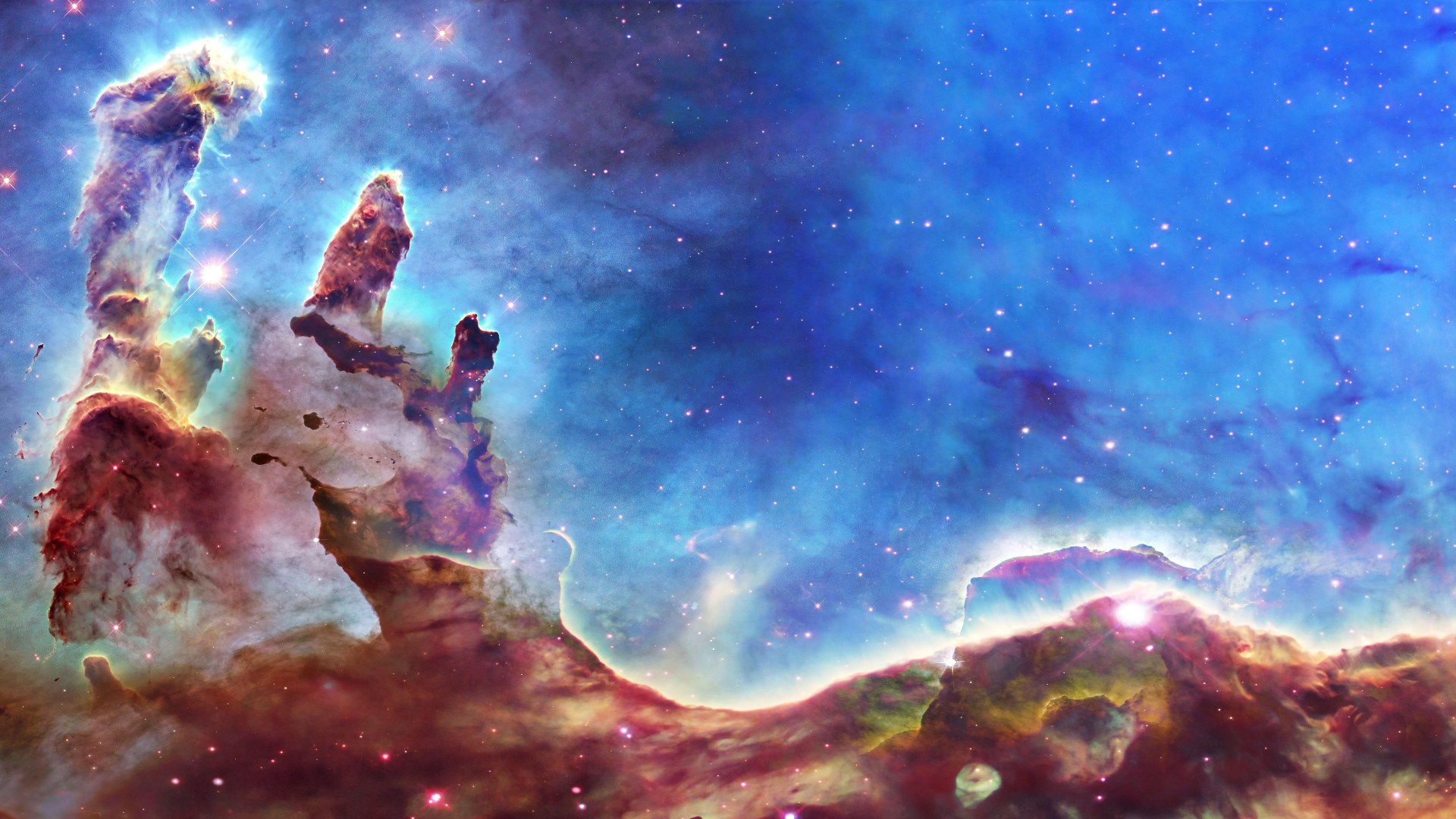 Watch breathtaking Nasa flight through ‘Pillars of Creation’ nebula in new 3D video