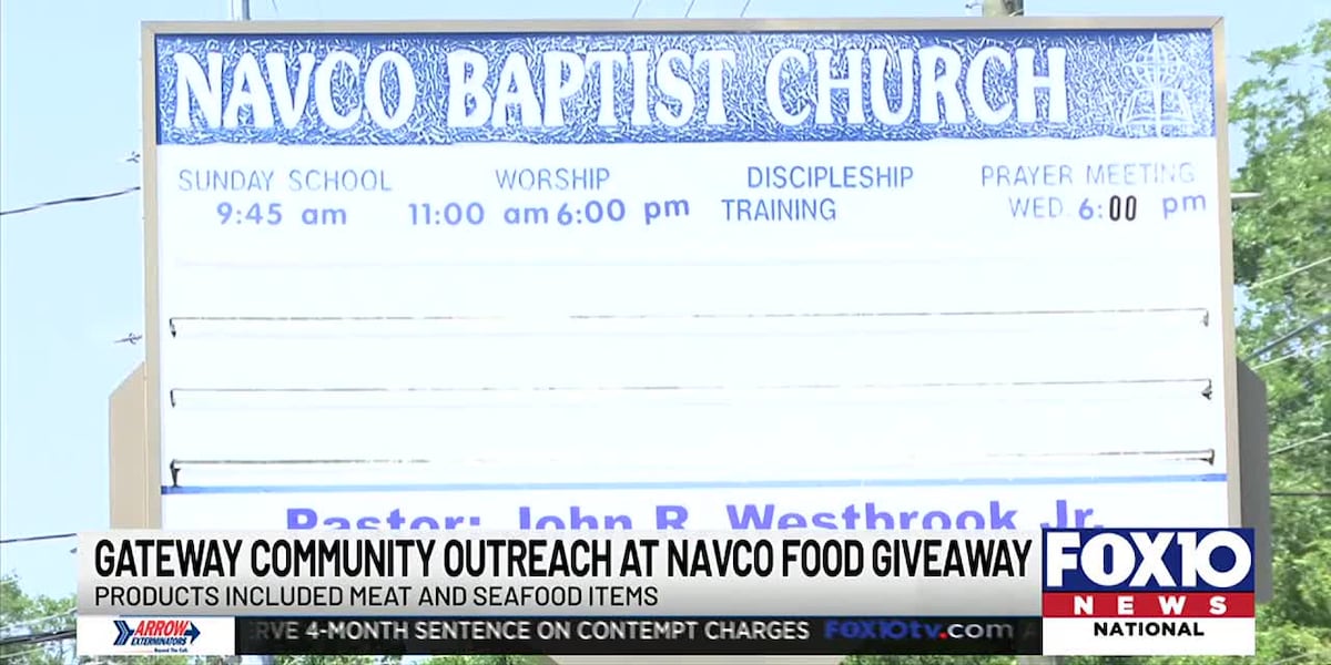 Gateway Community Outreach holds its second food giveaway [Video]