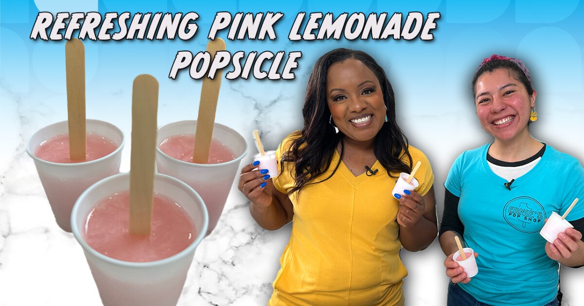 Refreshing Pink Lemonade Popsicle Recipe [Video]