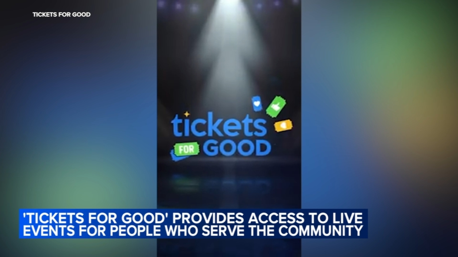 Tickets For Good providing tickets to events for those who serve community [Video]