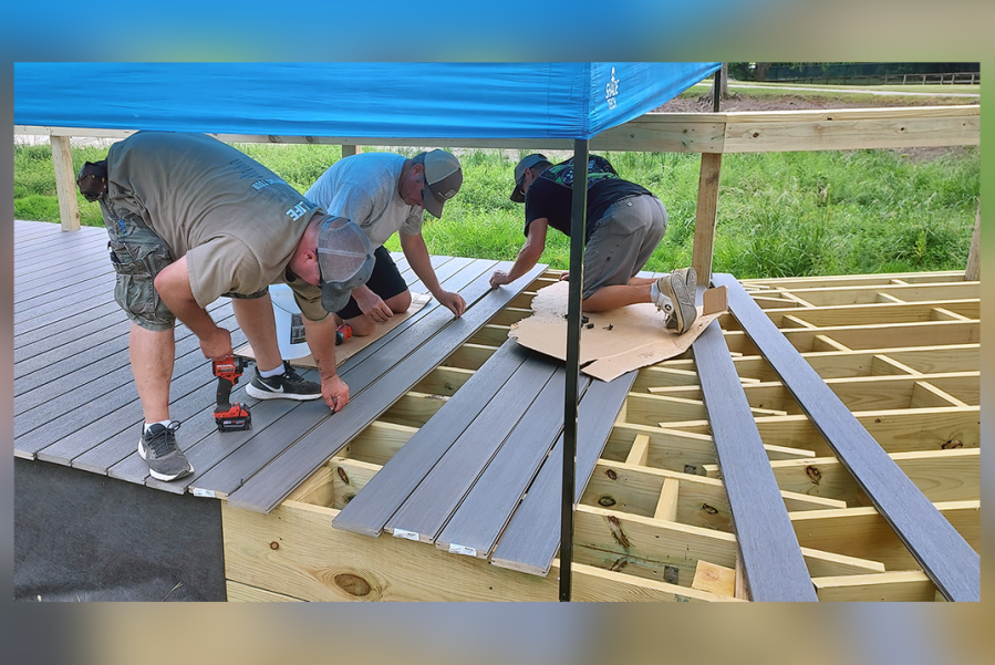Union volunteers rebuild pier at Texas Freshwater Fisheries Center [Video]