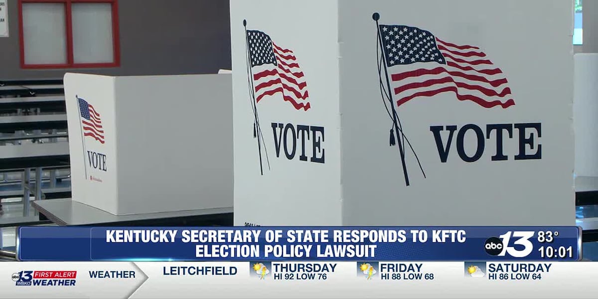 Kentucky Secretary of State responds to KFTC election policy lawsuit [Video]
