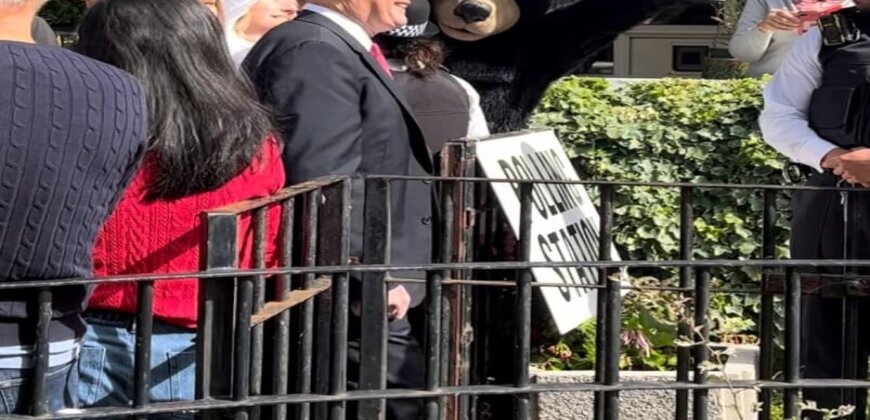 Bear Confronts Keir Starmer on Election Day [Video]