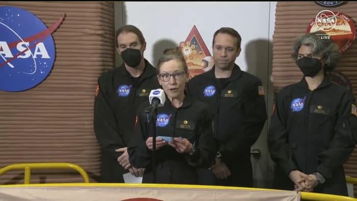 Crew of NASA’s earthbound simulated Mars habitat emerge after a year [Video]